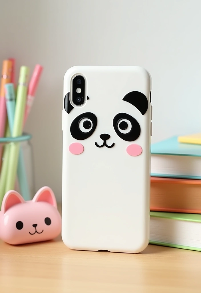 20 Kawaii Phone Cases That Will Make Your Heart Melt (You Won't Believe #5!) - 1. Adorable Animal Faces
