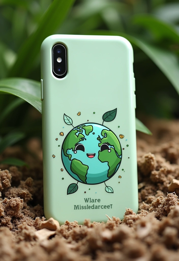20 Kawaii Phone Cases That Will Make Your Heart Melt (You Won't Believe #5!) - 13. Eco-Friendly Kawaii