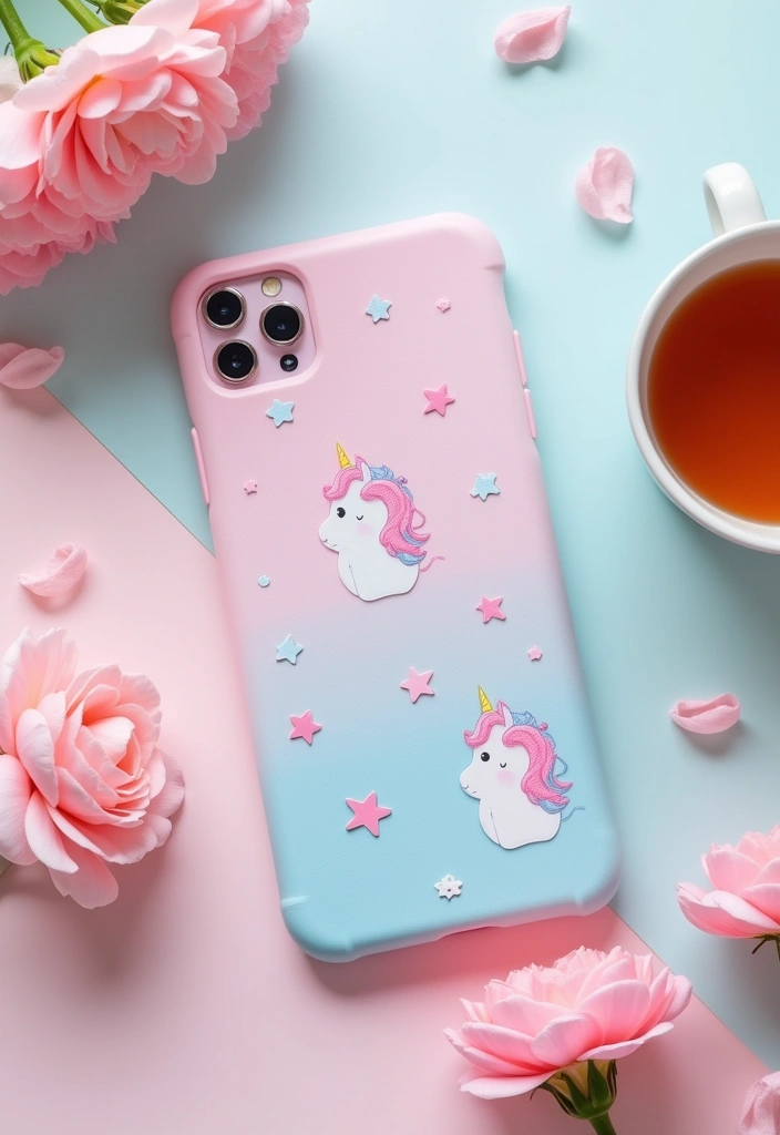 20 Kawaii Phone Cases That Will Make Your Heart Melt (You Won't Believe #5!) - 2. Sweet Pastel Colors