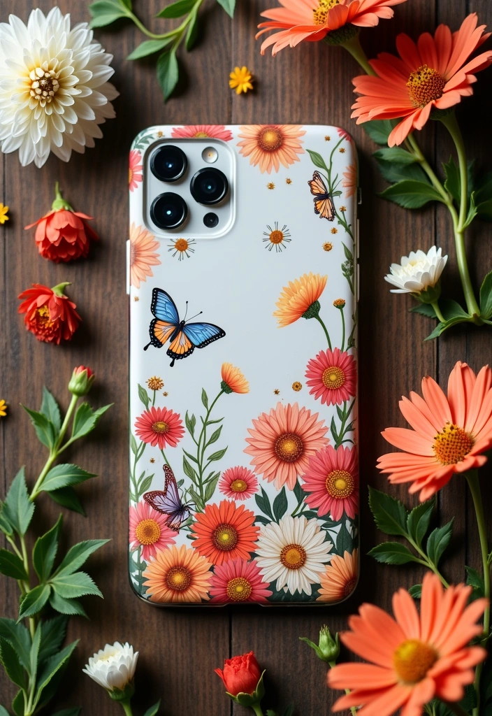 20 Kawaii Phone Cases That Will Make Your Heart Melt (You Won't Believe #5!) - 7. Nature-Inspired Designs