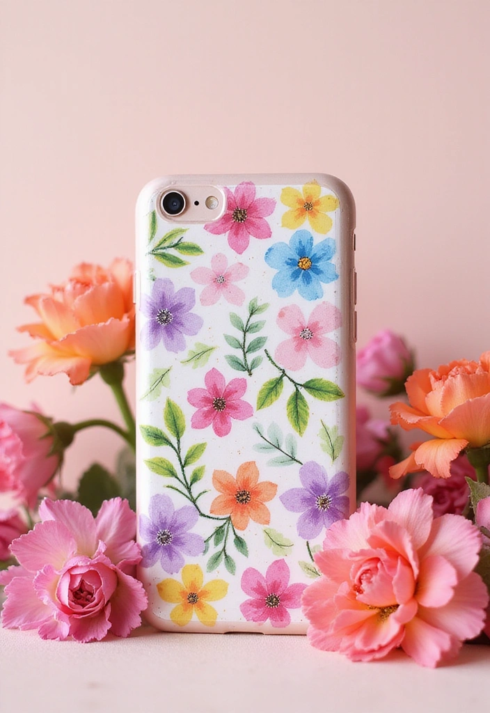 25 Trendy Phone Cases That Will Elevate Your Style Game (Check Out #12!) - 1. Floral Fantasy