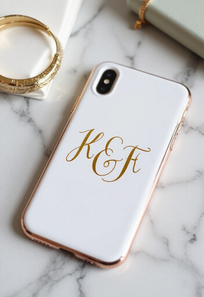 25 Trendy Phone Cases That Will Elevate Your Style Game (Check Out #12!) - 6. Personalized Monograms