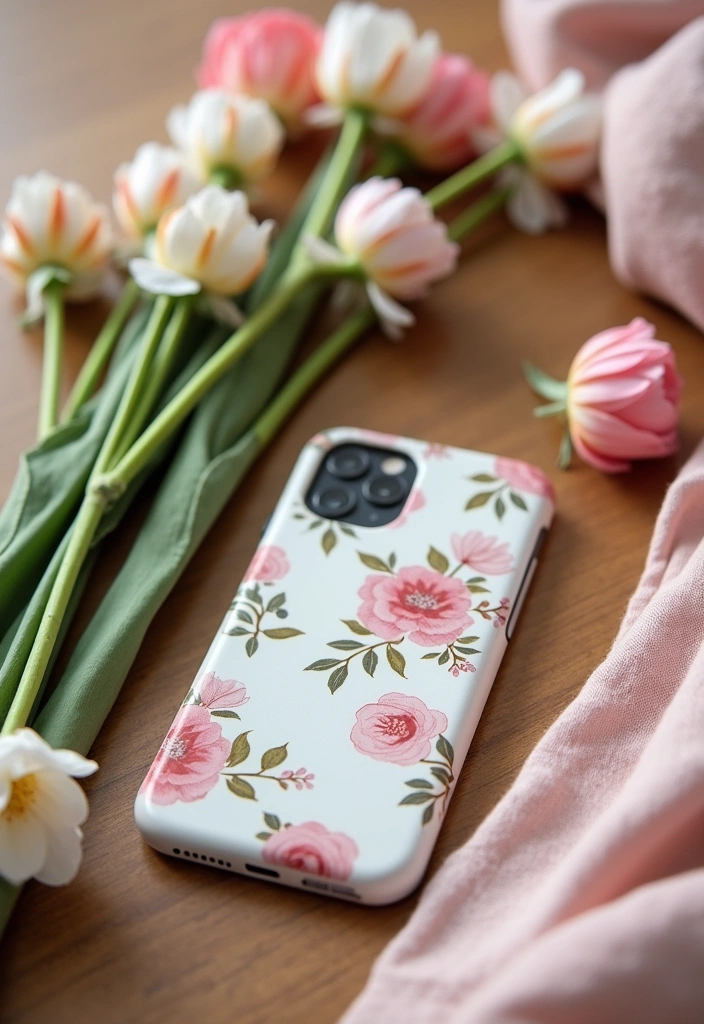 15 Trendy Custom Phone Cases You'll Want to Show Off This Season! - 1. Floral Fantasy
