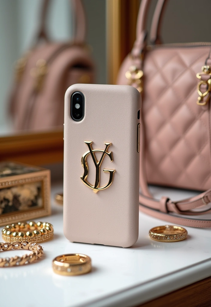 15 Trendy Custom Phone Cases You'll Want to Show Off This Season! - 8. Personalized Monograms
