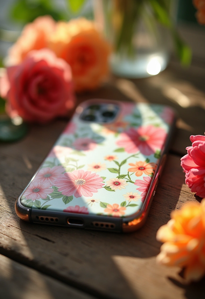 17 Custom Phone Cases That'll Make Your Friends Jealous (You Won't Believe #9!) - 1. Floral Fantasy