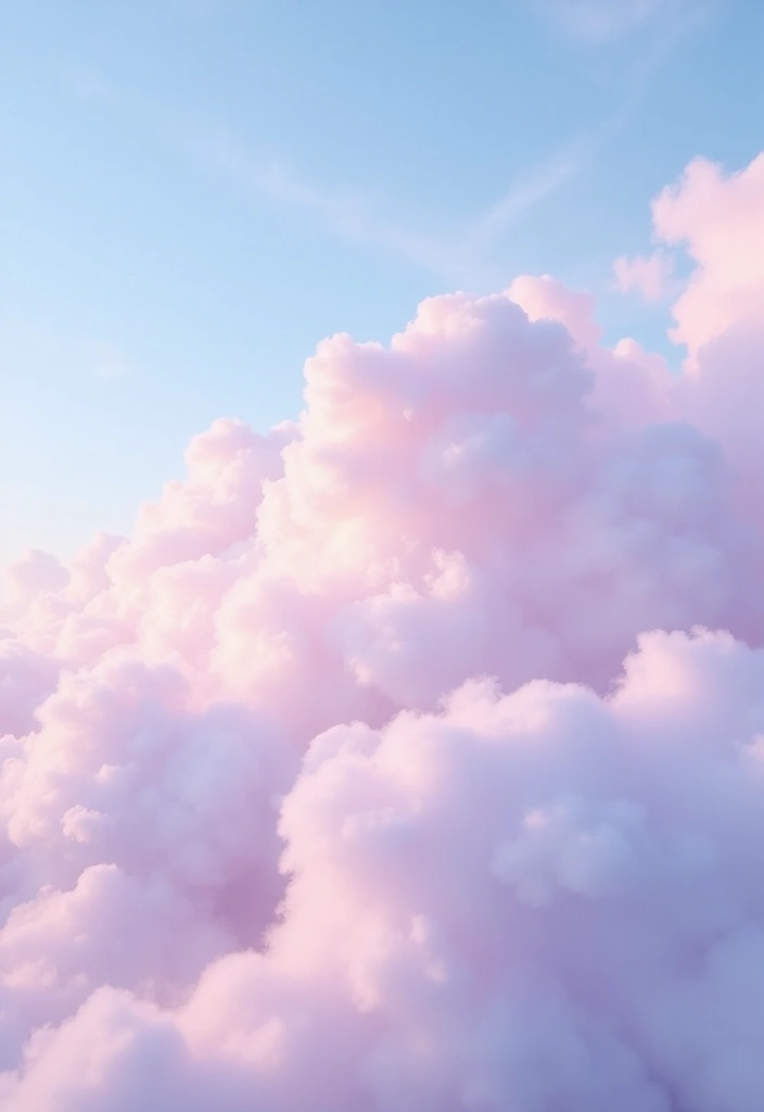 17 Dreamy Aesthetic Wallpapers for iPhone That Will Make You Want to Change Your Background Daily! - 16. Dreamy Pastel Clouds: Floating Away