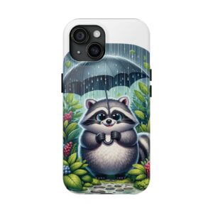 Rainy Day Whiskered Frocoon Phone Case