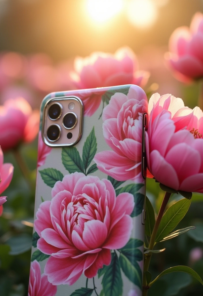 10 Custom Phone Cases That'll Make Everyone Ask 'Where Did You Get That?' - 4. Floral Patterns
