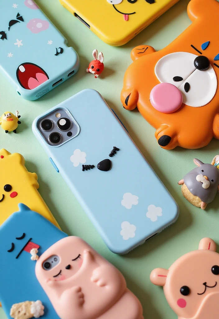 25 Girly Phone Cases That Are So Cute You'll Want to Collect Them All! (Don't Miss #12!) - 3. Cute Cartoon Characters