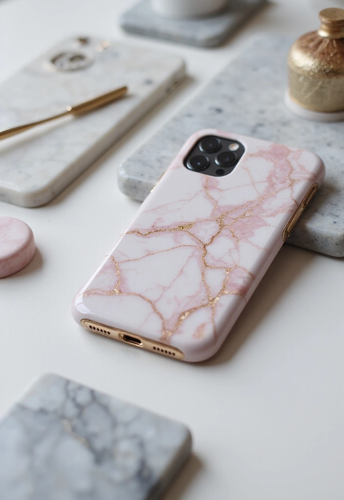25 Girly Phone Cases That Are So Cute You'll Want to Collect Them All! (Don't Miss #12!) - 5. Chic Marble Designs