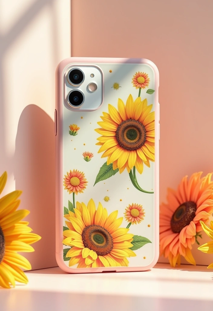 15 Stunning Personalized Phone Cases That'll Make Your Friends Jealous! - 1. Floral Fantasy: Vibrant Blooms