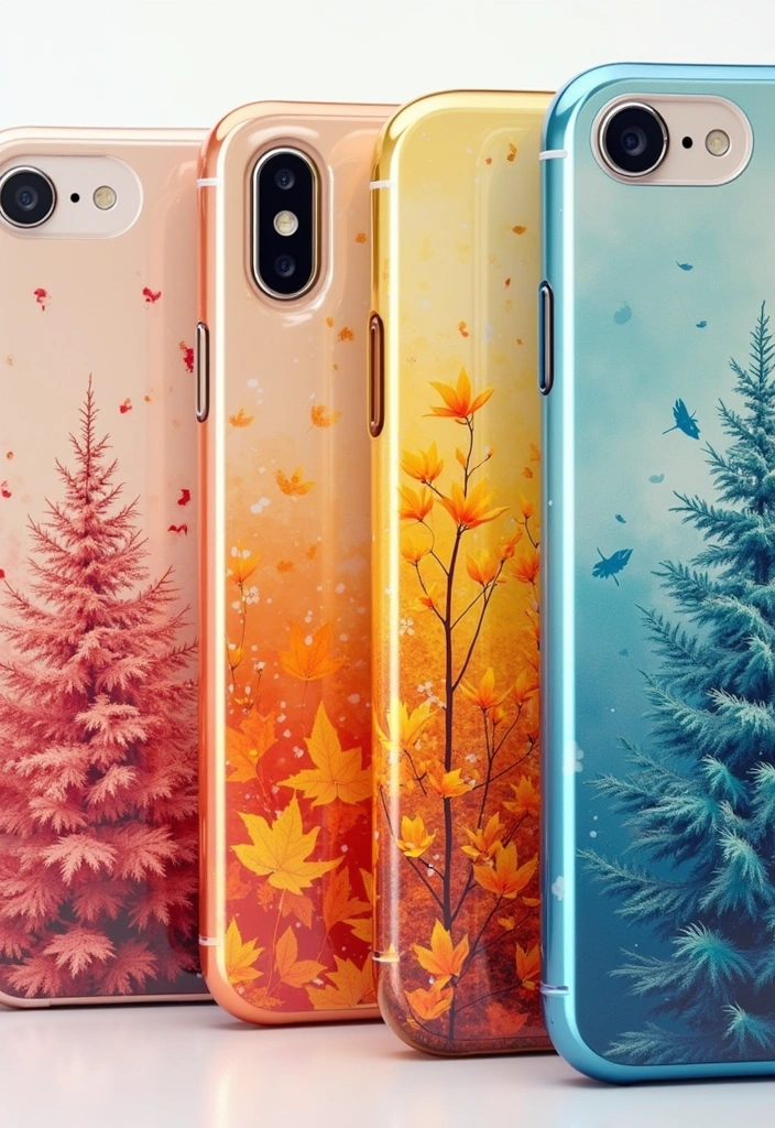 15 Stunning Personalized Phone Cases That'll Make Your Friends Jealous! - 14. Seasonal Styles: Celebrate the Seasons