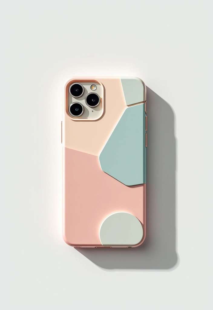 15 Stunning Personalized Phone Cases That'll Make Your Friends Jealous! - 3. Geometric Glam: Bold Shapes