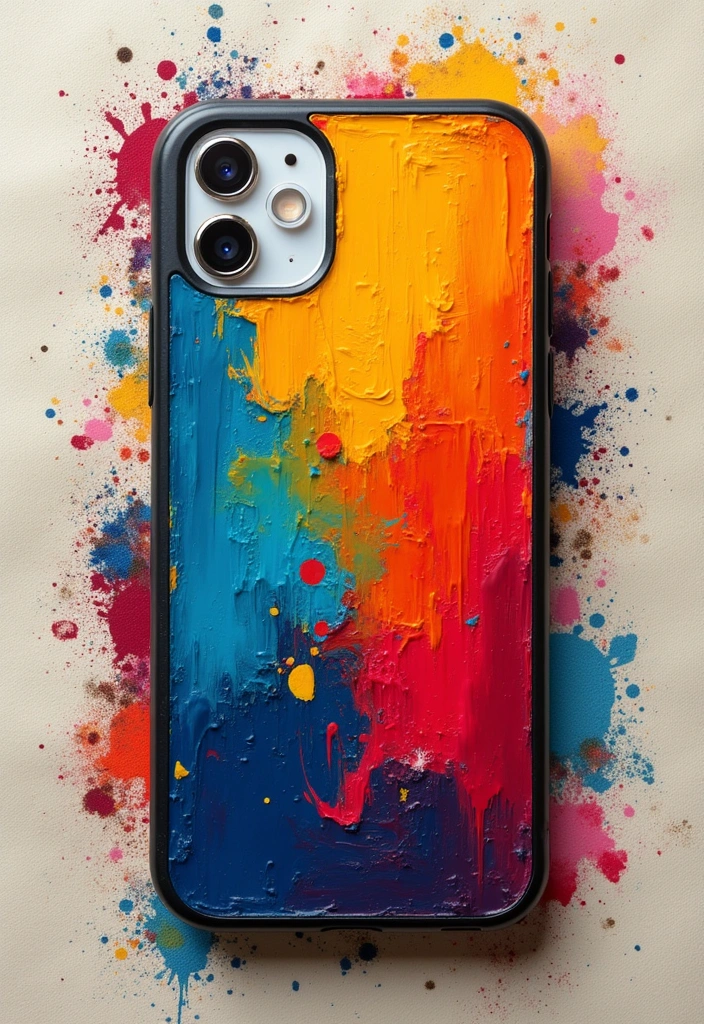 15 Stunning Personalized Phone Cases That'll Make Your Friends Jealous! - 5. Artistic Expressions: Abstract Designs
