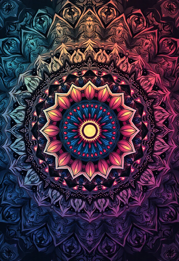 20 Mind-Blowing Abstract iPhone Wallpapers That Will Transform Your Screen! - 4. Mesmerizing Mandala Patterns