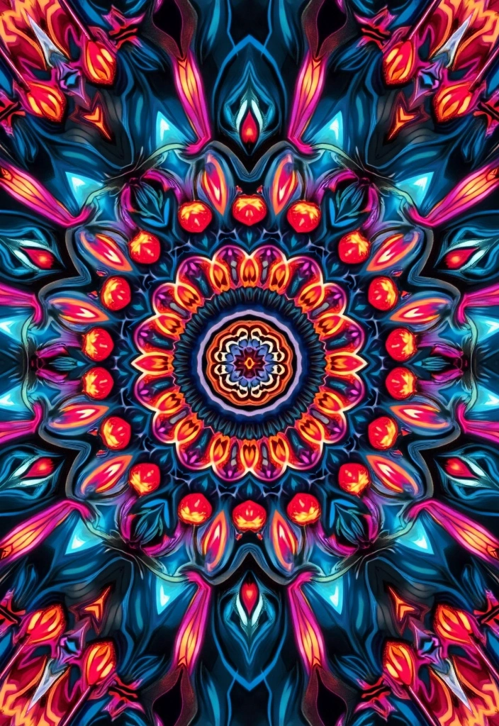 20 Mind-Blowing Abstract iPhone Wallpapers That Will Transform Your Screen! - 6. Kaleidoscopic Wonders