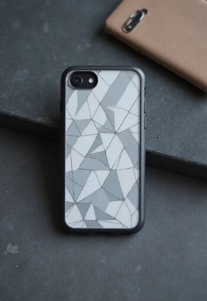 20 Personalized Phone Cases That Are Basically Mini Masterpieces (Number 7 Is a Showstopper!) - 10. Geometric Patterns