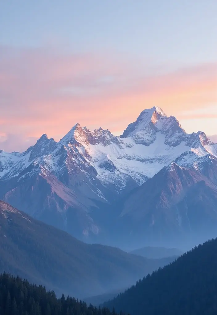 21 Breathtaking Nature Wallpapers for Your iPhone That'll Make You Feel Like You're on Vacation! - 1. Majestic Mountains at Sunrise