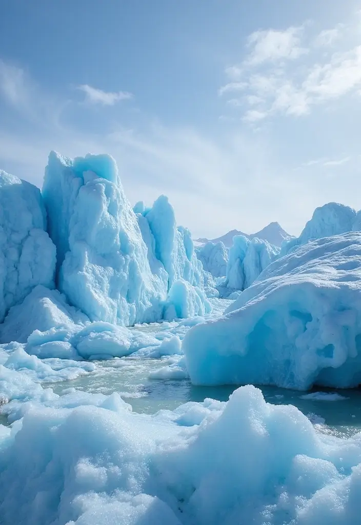 21 Breathtaking Nature Wallpapers for Your iPhone That'll Make You Feel Like You're on Vacation! - 13. Glacial Ice Formations