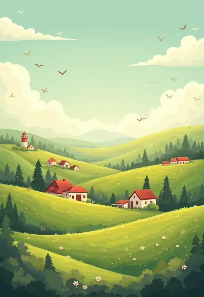 21 Breathtaking Nature Wallpapers for Your iPhone That'll Make You Feel Like You're on Vacation! - 15. Idyllic Countryside Views