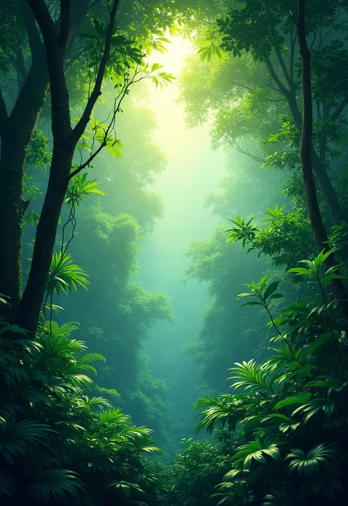21 Breathtaking Nature Wallpapers for Your iPhone That'll Make You Feel Like You're on Vacation! - 19. Exotic Rainforest Canopy