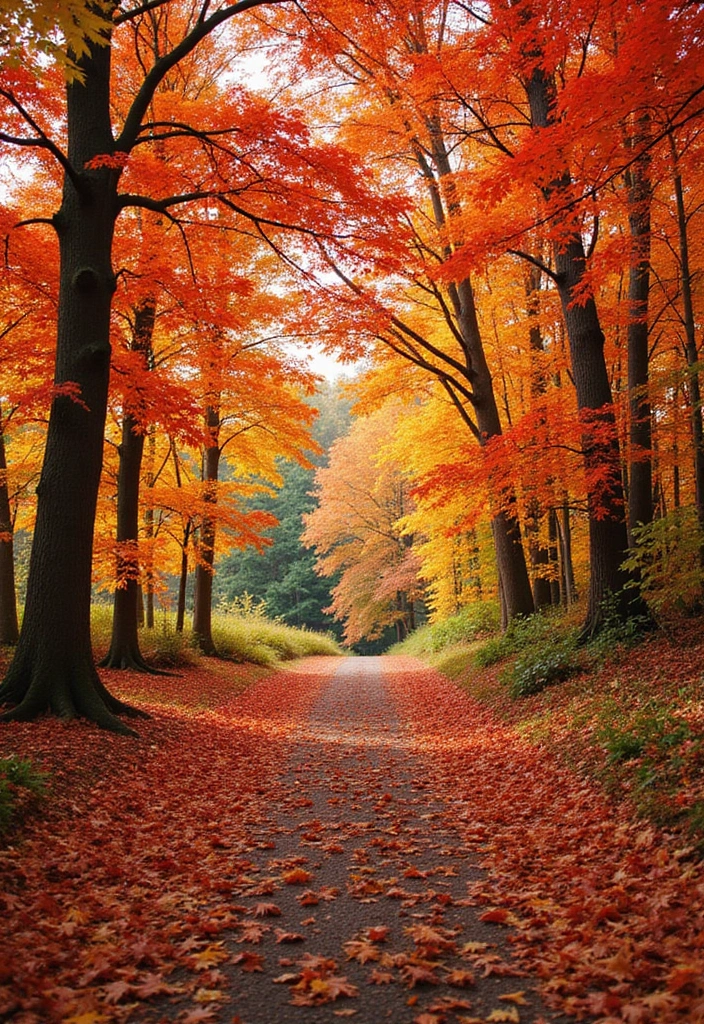 21 Breathtaking Nature Wallpapers for Your iPhone That'll Make You Feel Like You're on Vacation! - 4. Vibrant Autumn Foliage