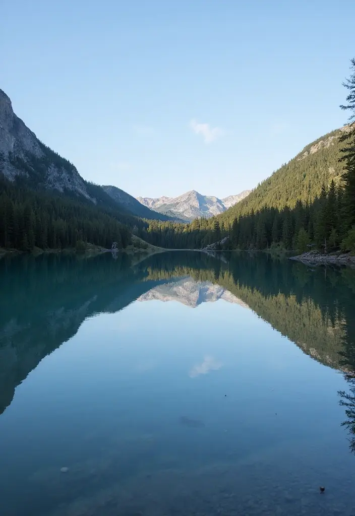 21 Breathtaking Nature Wallpapers for Your iPhone That'll Make You Feel Like You're on Vacation! - 5. Tranquil Lake Reflections