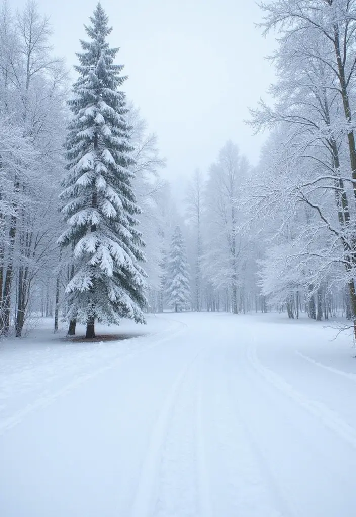 21 Breathtaking Nature Wallpapers for Your iPhone That'll Make You Feel Like You're on Vacation! - 8. Serene Snowy Landscapes