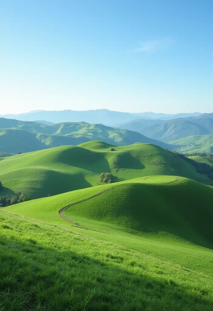 21 Breathtaking Nature Wallpapers for Your iPhone That'll Make You Feel Like You're on Vacation! - 9. Lush Green Hills