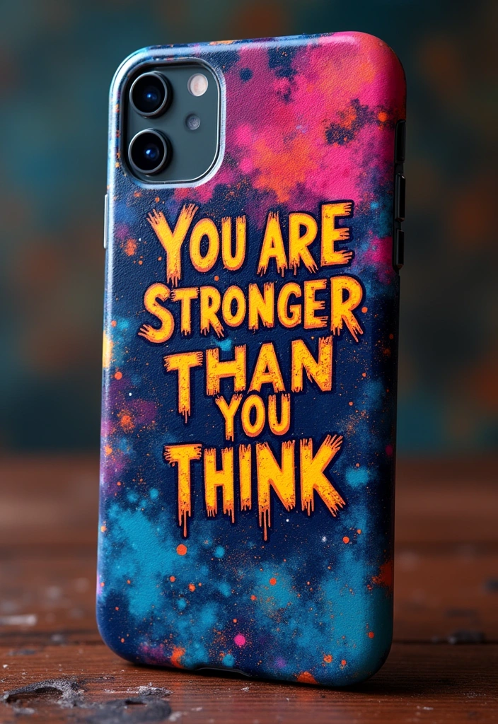 22 Motivational Custom iPhone Cases That'll Inspire You Daily (You Won't Forget #8!) - 5. 'You Are Stronger Than You Think'