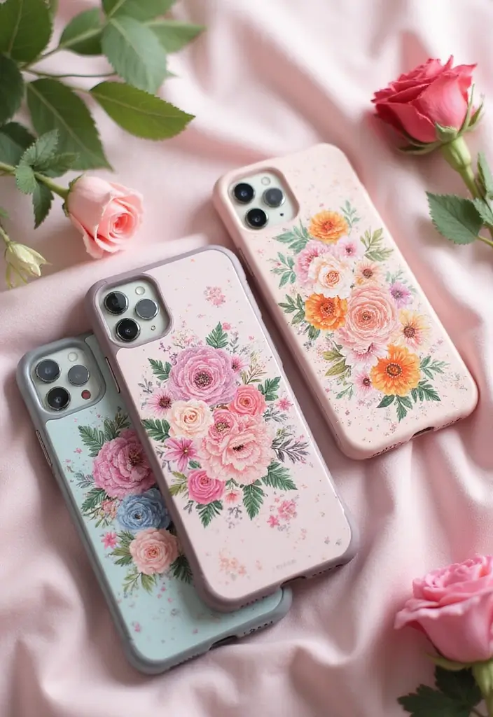 25 Must-Have Anime Phone Cases That'll Make Your Friends Jealous! - 10. Anime Bouquets
