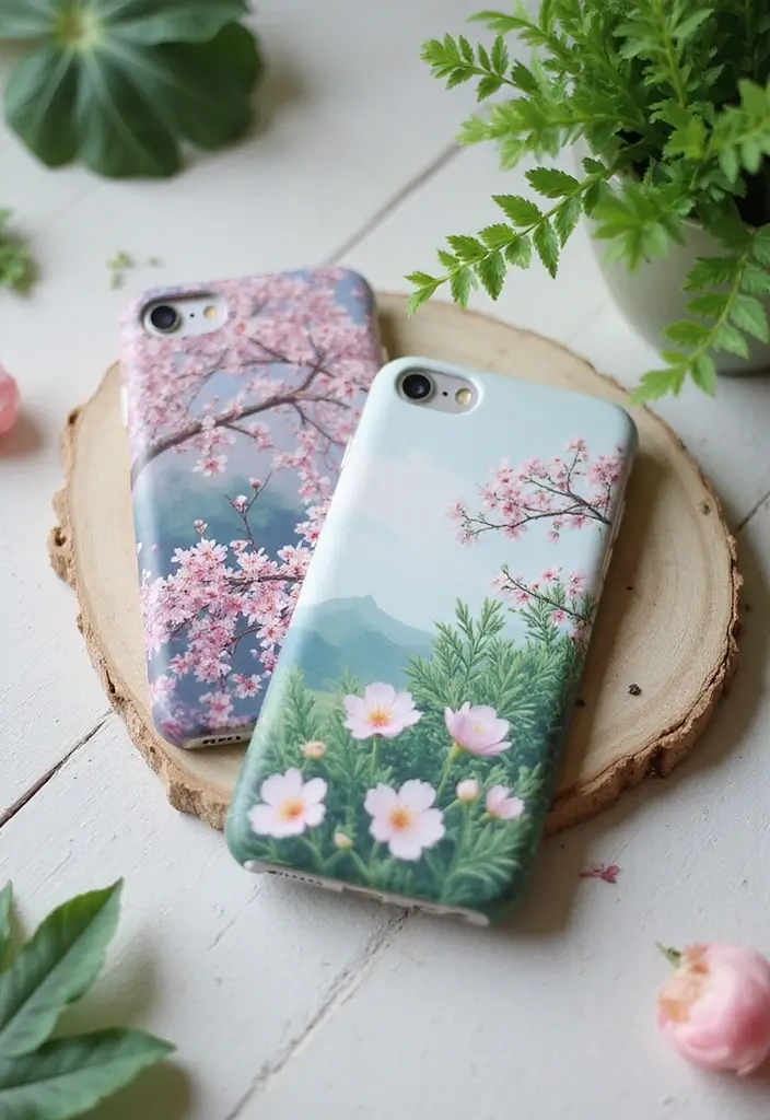 25 Must-Have Anime Phone Cases That'll Make Your Friends Jealous! - 8. Nature Themes