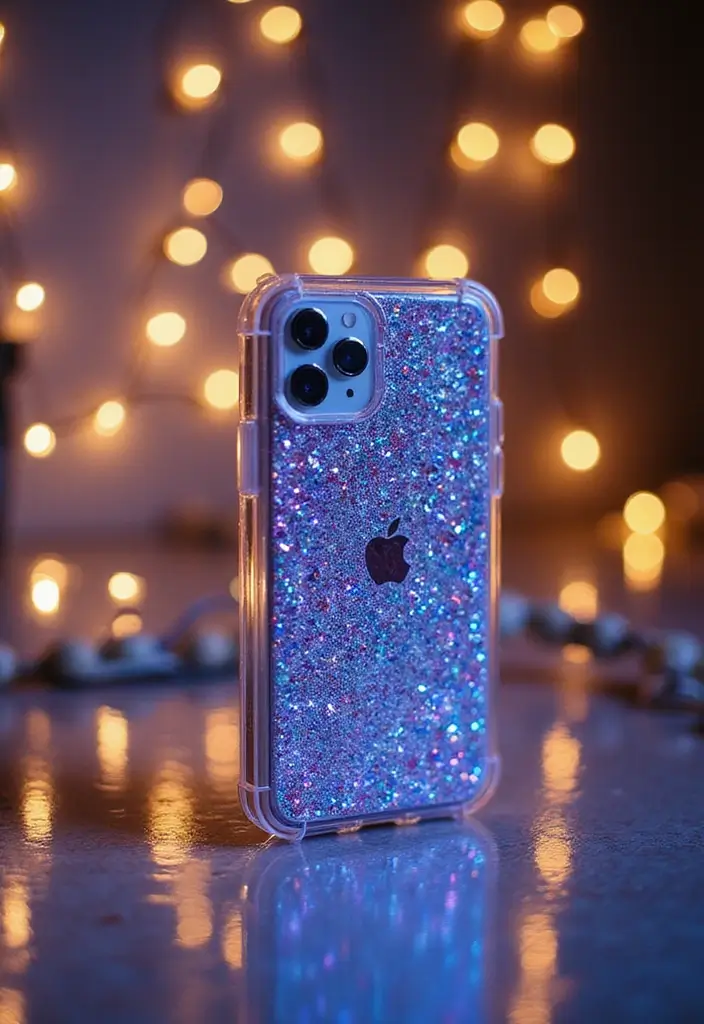 14 Stylish iPhone Cases That Offer Ultimate Protection (Wait Until You See #10!) - 12. Glitter Case