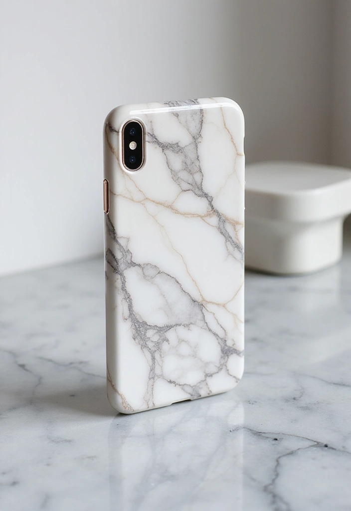 14 Stylish iPhone Cases That Offer Ultimate Protection (Wait Until You See #10!) - 9. Marble Pattern Case