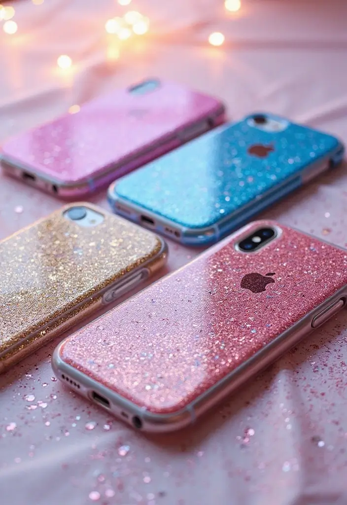 15 Stylish iPhone Cases That'll Make Your Phone the Envy of Everyone! - 8. Glitter Glam