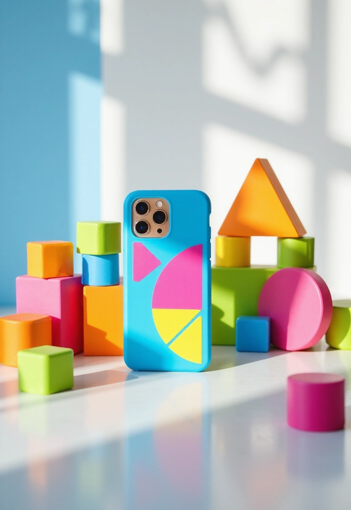 16 Artistic iPhone Cases That’ll Turn Your Phone into a Work of Art (You’ll Love #5!) - 2. Bold Geometric Shapes