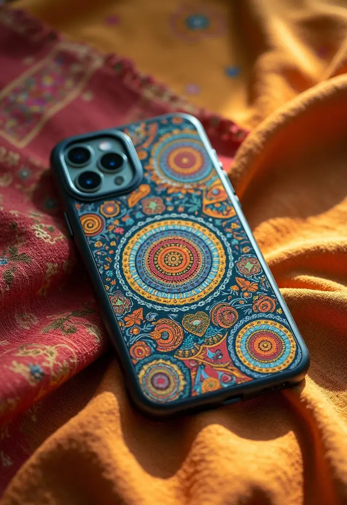 16 Artistic iPhone Cases That’ll Turn Your Phone into a Work of Art (You’ll Love #5!) - 6. Cultural Prints