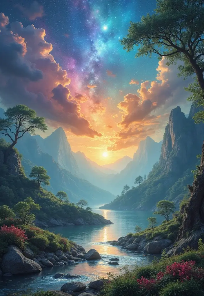 21 Heavenly Wallpaper Backgrounds of the Gods That Will Elevate Your Space (You Won't Believe #7!) - 13. Nature Spirits and Elemental Forces