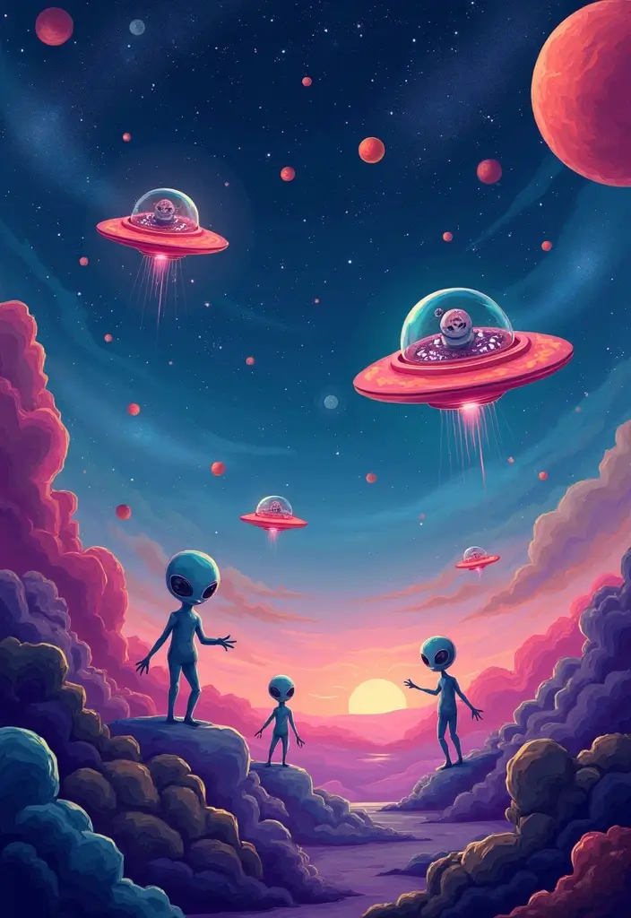 21 Heavenly Wallpaper Backgrounds of the Gods That Will Elevate Your Space (You Won't Believe #7!) - 14. The Intergalactic Exploration