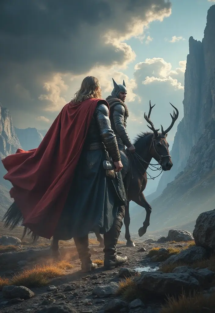 21 Heavenly Wallpaper Backgrounds of the Gods That Will Elevate Your Space (You Won't Believe #7!) - 6. Norse Mythical Wonders