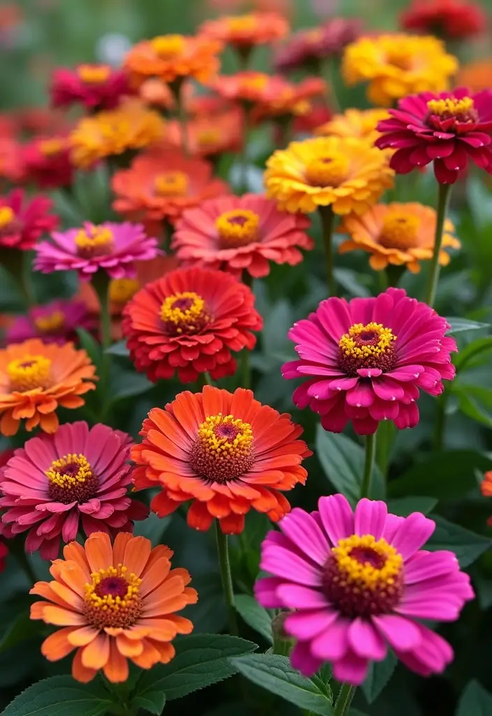 15 Stunning Flower Phone Backgrounds That Will Brighten Your Day (You Won't Believe #7!) - 12. Radiant Zinnias