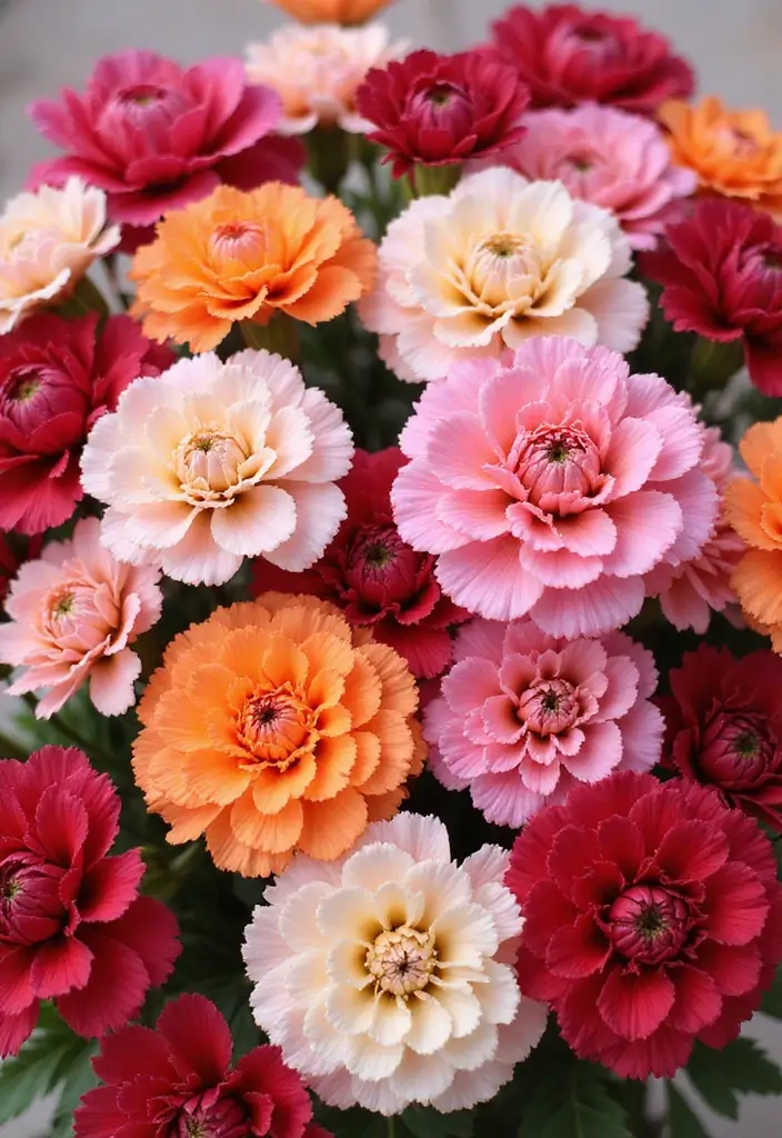 15 Stunning Flower Phone Backgrounds That Will Brighten Your Day (You Won't Believe #7!) - 13. Charming Carnations