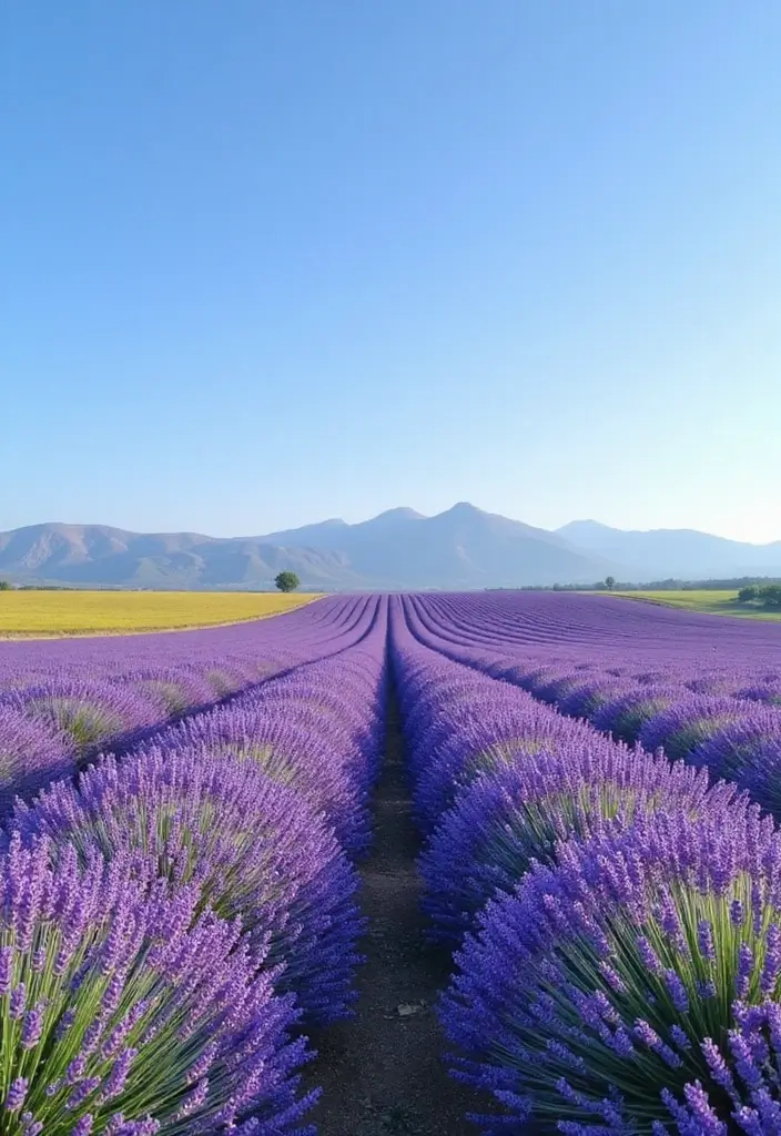 15 Stunning Flower Phone Backgrounds That Will Brighten Your Day (You Won't Believe #7!) - 3. Dreamy Lavender Fields