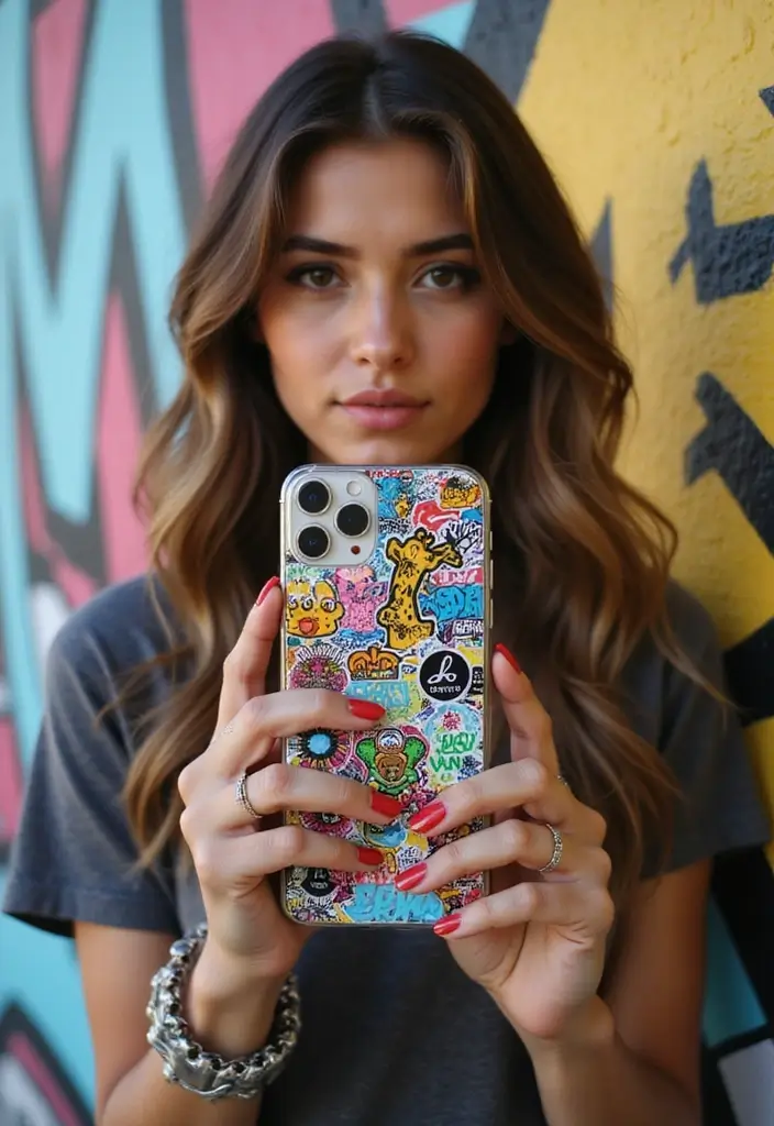 21 Aesthetic Phone Stickers You Need to Elevate Your Style (You Won't Believe #7!) - 6. Graffiti and Street Art