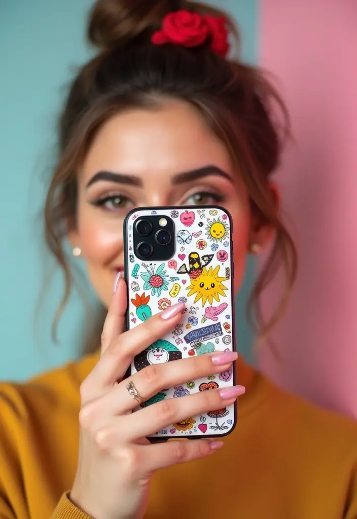21 Aesthetic Phone Stickers You Need to Elevate Your Style (You Won't Believe #7!) - 7. Eclectic Collage Creations
