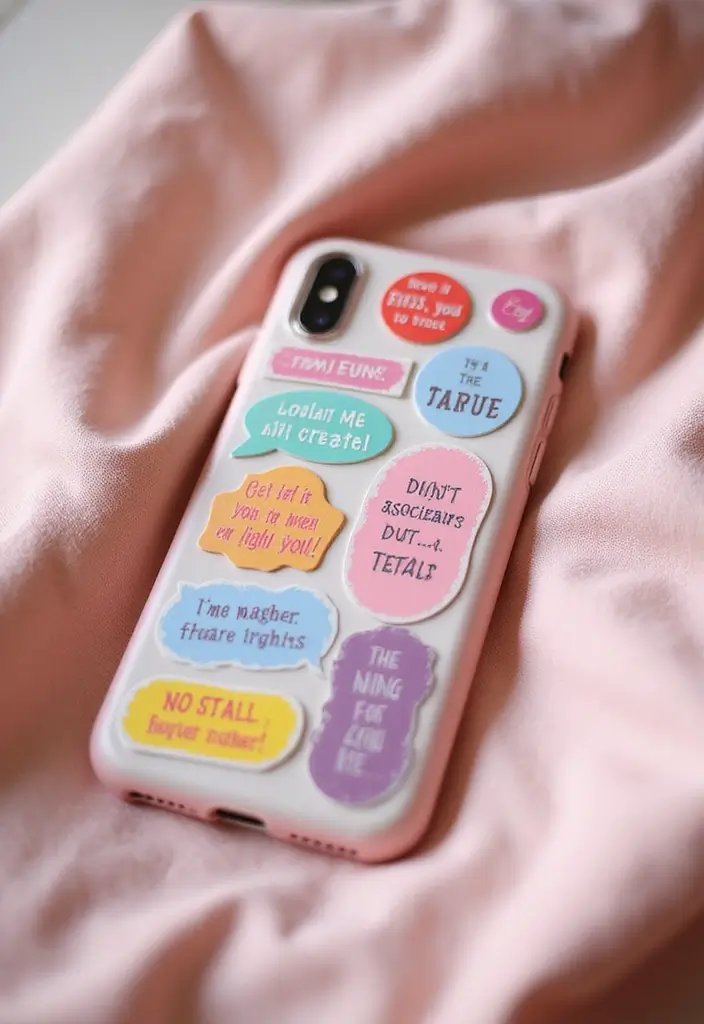 21 Aesthetic Phone Stickers You Need to Elevate Your Style (You Won't Believe #7!) - 8. Inspirational Quotes