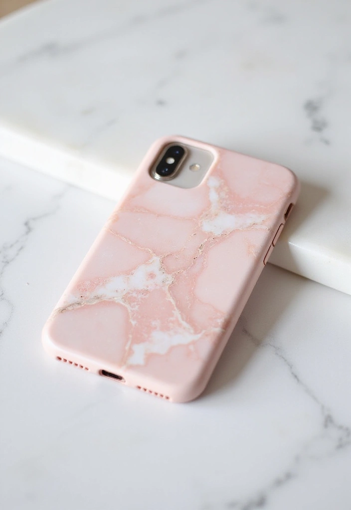 10 Stunning iPhone 16 Pink Cases That Will Elevate Your Style Instantly! - 1. The Blush Marble Case