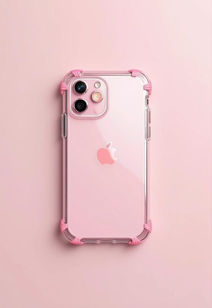 10 Stunning iPhone 16 Pink Cases That Will Elevate Your Style Instantly! - 4. The Chic Clear Case with Pink Accents