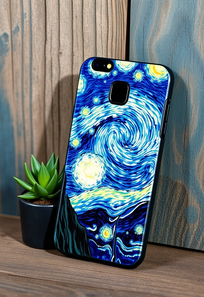 16 Artistic Phone Cases That Are Like Mini Masterpieces (You'll Fall for #9!) - 1. Van Gogh's Starry Night