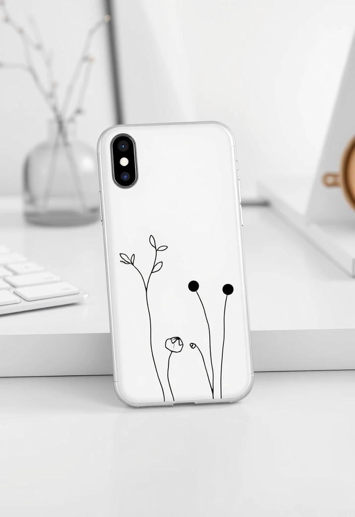 16 Artistic Phone Cases That Are Like Mini Masterpieces (You'll Fall for #9!) - 6. Minimalist Line Art